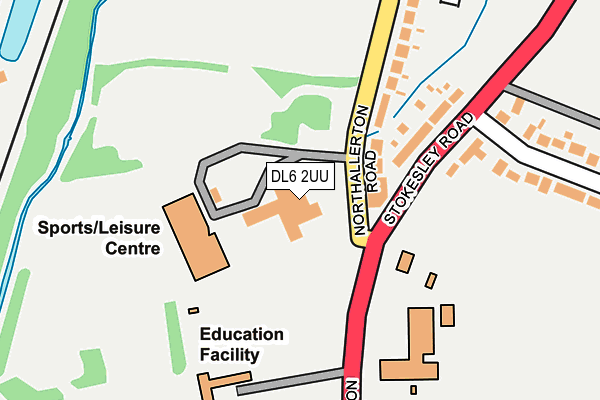 DL6 2UU map - OS OpenMap – Local (Ordnance Survey)