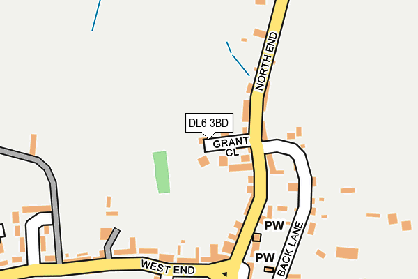 DL6 3BD map - OS OpenMap – Local (Ordnance Survey)