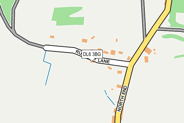 DL6 3BG map - OS OpenMap – Local (Ordnance Survey)