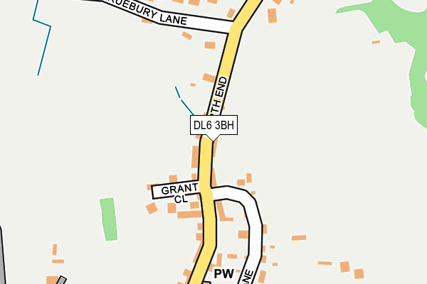 DL6 3BH map - OS OpenMap – Local (Ordnance Survey)
