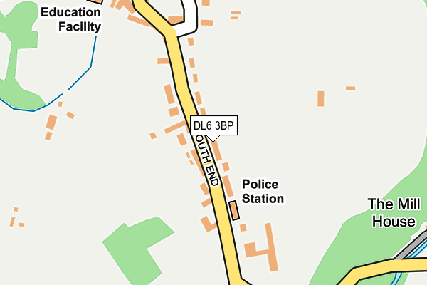 DL6 3BP map - OS OpenMap – Local (Ordnance Survey)