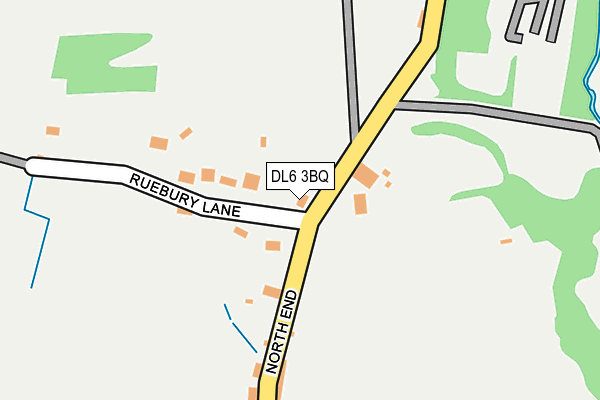 DL6 3BQ map - OS OpenMap – Local (Ordnance Survey)