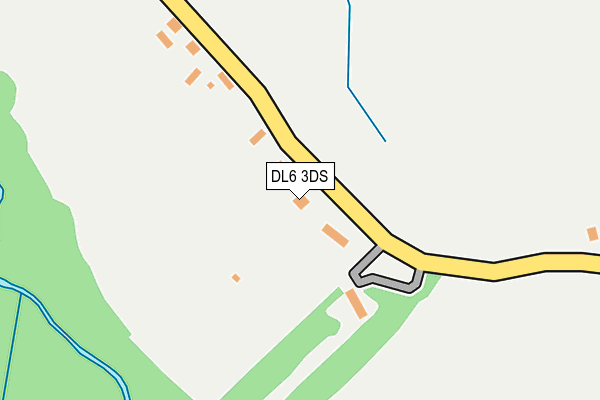 DL6 3DS map - OS OpenMap – Local (Ordnance Survey)