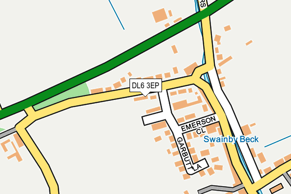 DL6 3EP map - OS OpenMap – Local (Ordnance Survey)