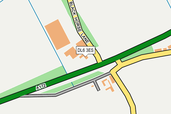 DL6 3ES map - OS OpenMap – Local (Ordnance Survey)