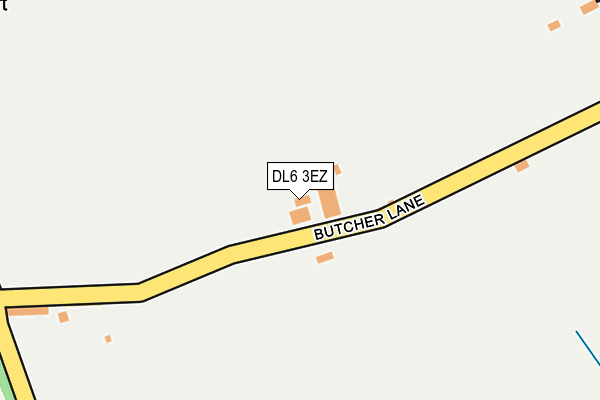 DL6 3EZ map - OS OpenMap – Local (Ordnance Survey)
