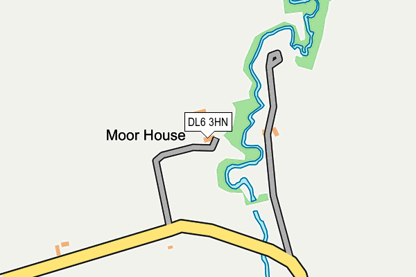 DL6 3HN map - OS OpenMap – Local (Ordnance Survey)