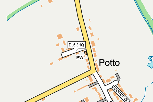 DL6 3HQ map - OS OpenMap – Local (Ordnance Survey)