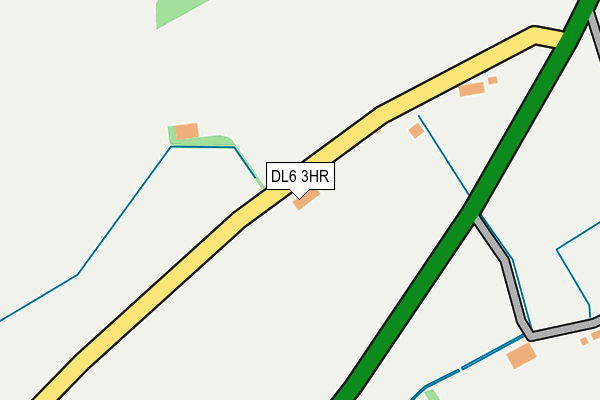 DL6 3HR map - OS OpenMap – Local (Ordnance Survey)