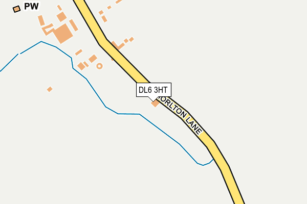DL6 3HT map - OS OpenMap – Local (Ordnance Survey)