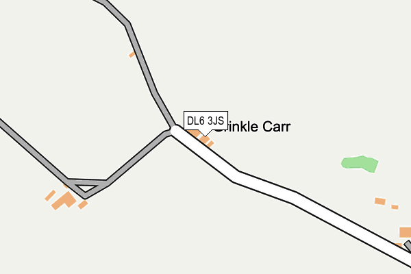 DL6 3JS map - OS OpenMap – Local (Ordnance Survey)