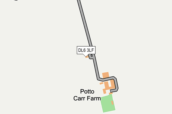 DL6 3LF map - OS OpenMap – Local (Ordnance Survey)