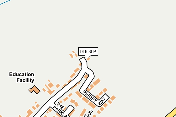 DL6 3LP map - OS OpenMap – Local (Ordnance Survey)