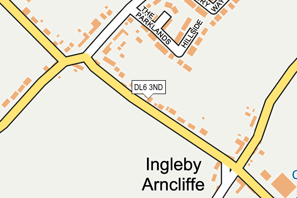 DL6 3ND map - OS OpenMap – Local (Ordnance Survey)