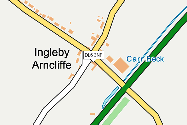 DL6 3NF map - OS OpenMap – Local (Ordnance Survey)