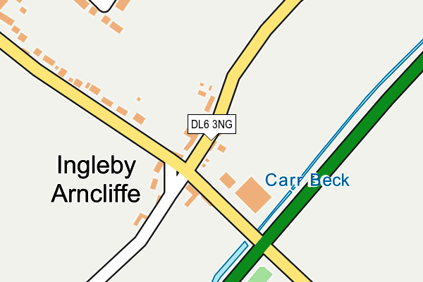 DL6 3NG map - OS OpenMap – Local (Ordnance Survey)