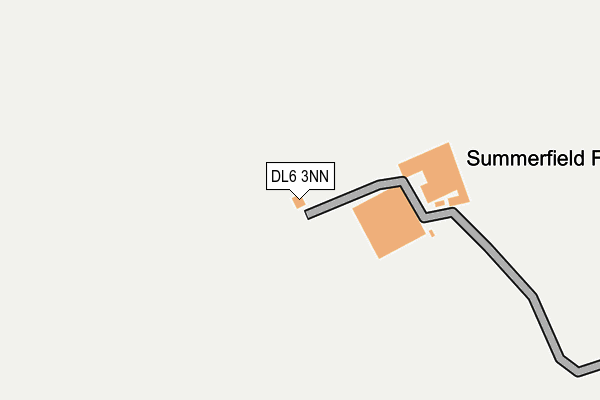 DL6 3NN map - OS OpenMap – Local (Ordnance Survey)