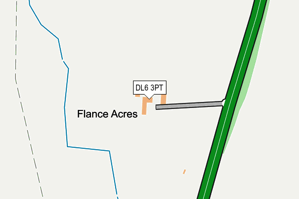 DL6 3PT map - OS OpenMap – Local (Ordnance Survey)