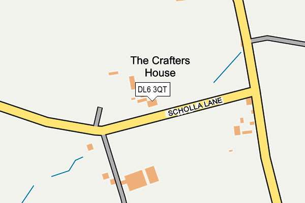 DL6 3QT map - OS OpenMap – Local (Ordnance Survey)