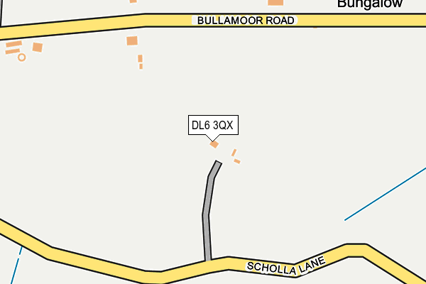 DL6 3QX map - OS OpenMap – Local (Ordnance Survey)