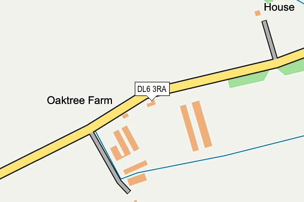DL6 3RA map - OS OpenMap – Local (Ordnance Survey)