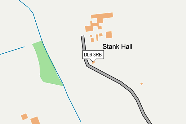 DL6 3RB map - OS OpenMap – Local (Ordnance Survey)