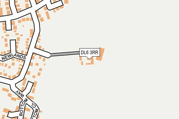 DL6 3RR map - OS OpenMap – Local (Ordnance Survey)