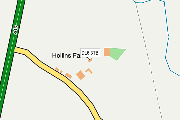 DL6 3TB map - OS OpenMap – Local (Ordnance Survey)