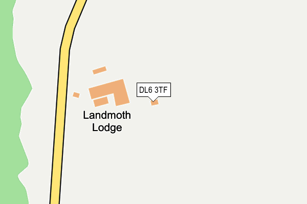 DL6 3TF map - OS OpenMap – Local (Ordnance Survey)