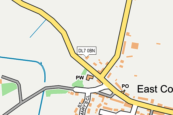 DL7 0BN map - OS OpenMap – Local (Ordnance Survey)