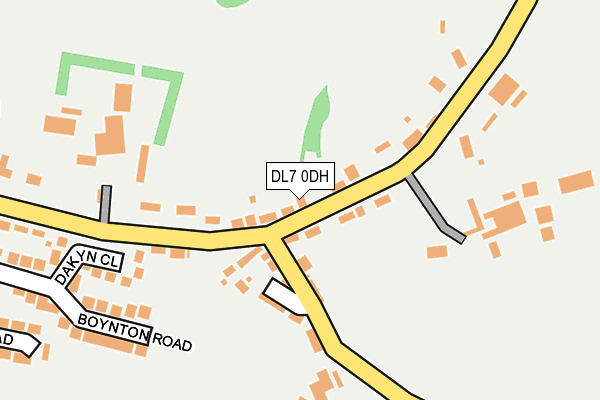 DL7 0DH map - OS OpenMap – Local (Ordnance Survey)
