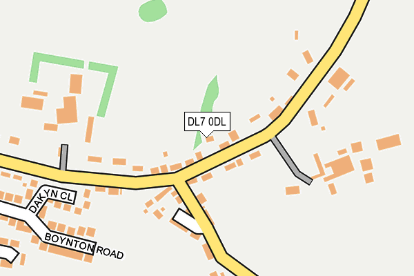 DL7 0DL map - OS OpenMap – Local (Ordnance Survey)
