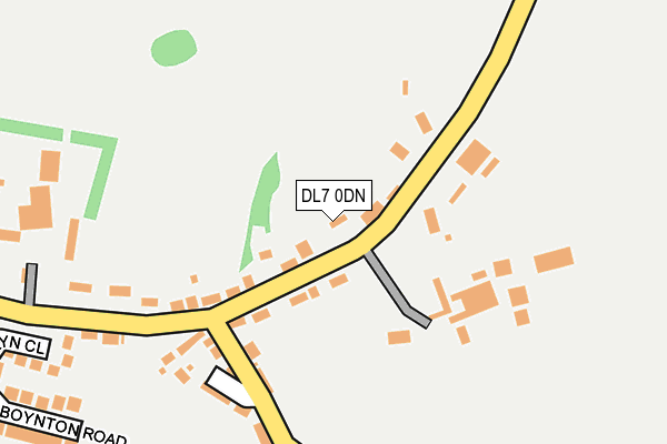 DL7 0DN map - OS OpenMap – Local (Ordnance Survey)