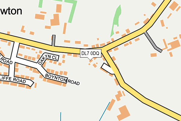 DL7 0DQ map - OS OpenMap – Local (Ordnance Survey)