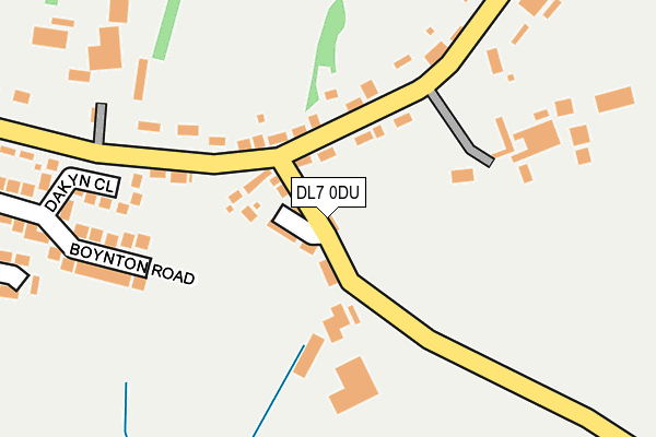 DL7 0DU map - OS OpenMap – Local (Ordnance Survey)