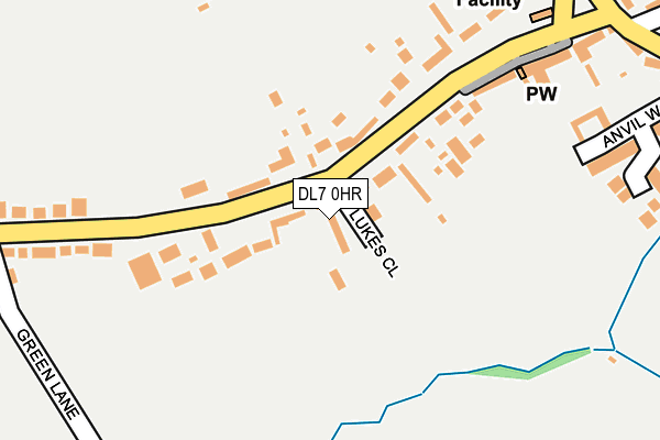 DL7 0HR map - OS OpenMap – Local (Ordnance Survey)