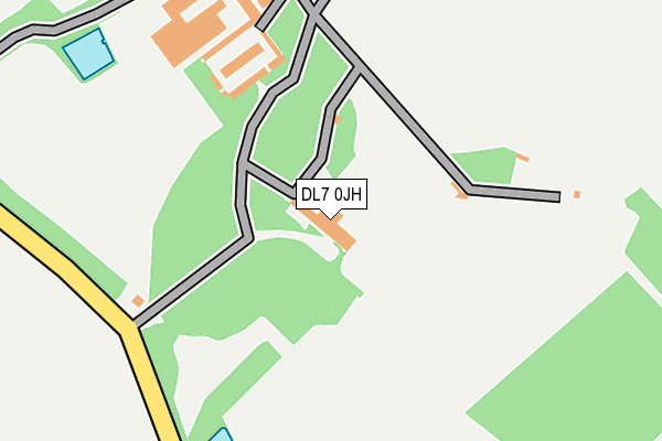 DL7 0JH map - OS OpenMap – Local (Ordnance Survey)