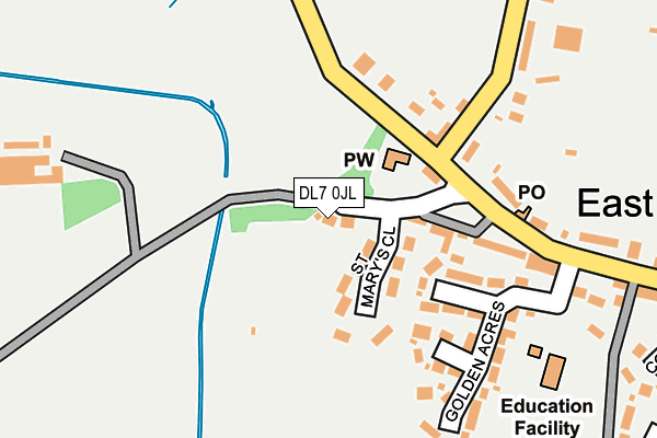 DL7 0JL map - OS OpenMap – Local (Ordnance Survey)