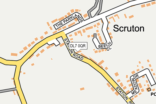 DL7 0QR map - OS OpenMap – Local (Ordnance Survey)