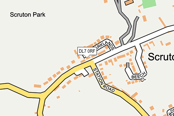 DL7 0RF map - OS OpenMap – Local (Ordnance Survey)