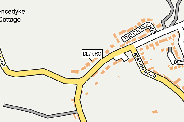 DL7 0RG map - OS OpenMap – Local (Ordnance Survey)