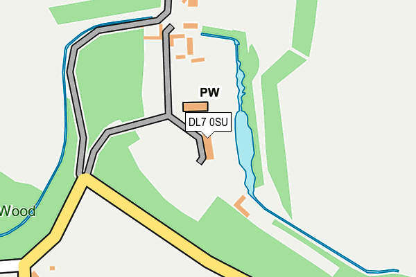 DL7 0SU map - OS OpenMap – Local (Ordnance Survey)