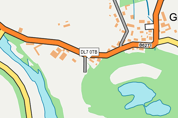 DL7 0TB map - OS OpenMap – Local (Ordnance Survey)