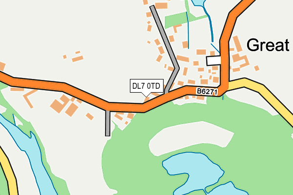 DL7 0TD map - OS OpenMap – Local (Ordnance Survey)