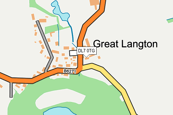 DL7 0TG map - OS OpenMap – Local (Ordnance Survey)