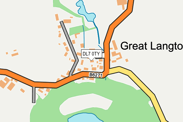 DL7 0TY map - OS OpenMap – Local (Ordnance Survey)