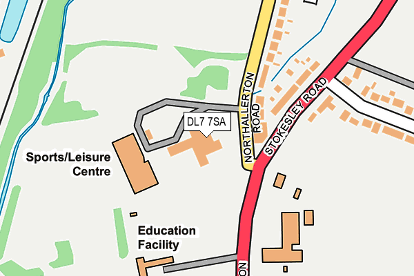 DL7 7SA map - OS OpenMap – Local (Ordnance Survey)