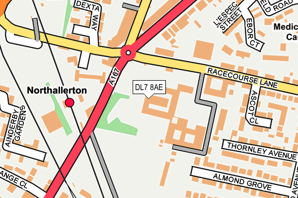DL7 8AE map - OS OpenMap – Local (Ordnance Survey)