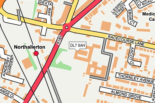 DL7 8AH map - OS OpenMap – Local (Ordnance Survey)