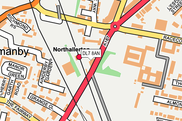 DL7 8AN map - OS OpenMap – Local (Ordnance Survey)